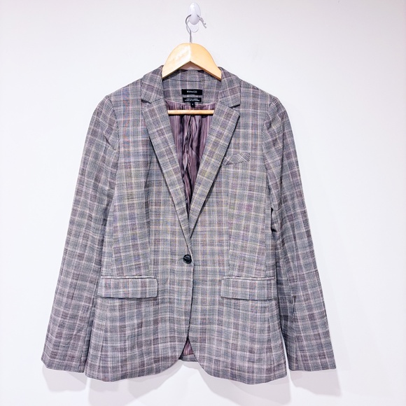 RW&CO. Jackets & Blazers - RW&CO. Grey plaid blazer